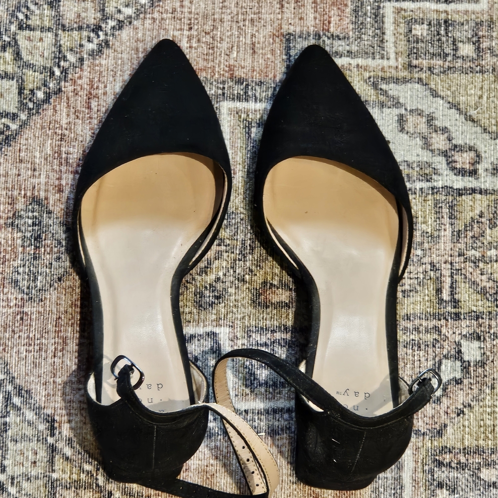 a new day Black Pointed Toe Heels